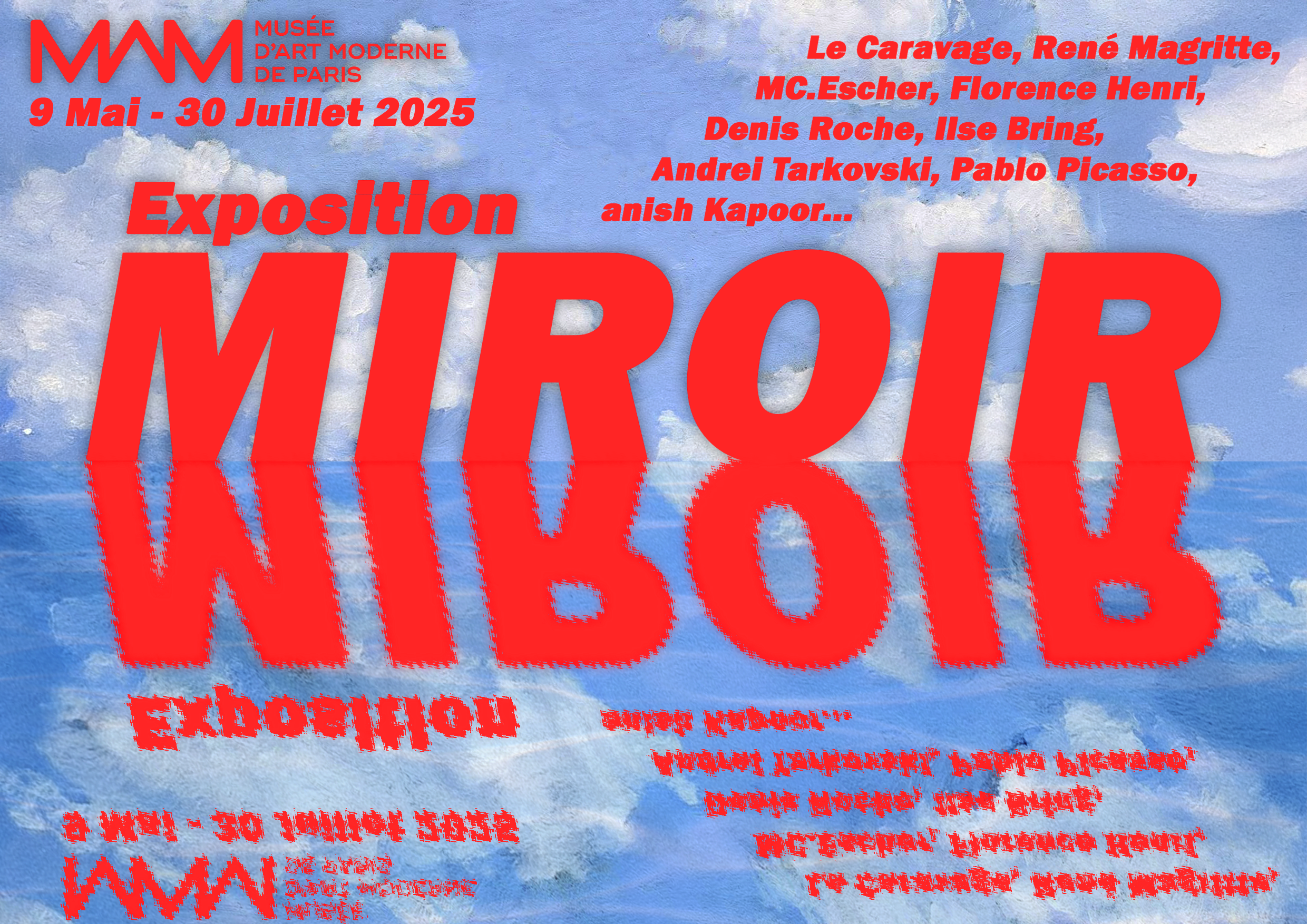 Affiche de promotion — Exposition miroir
